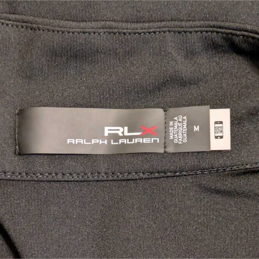 Ralph Lauren RLX Golf Dress Women's Medium Black Sleeveless 1/4 Zip Stripe - Picture 3 of 10